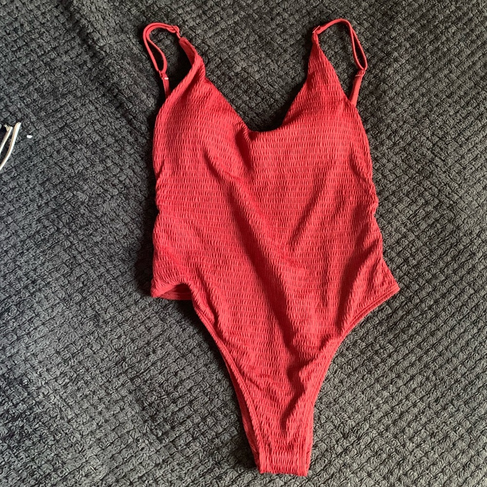 Aerie Low Back One Piece Bathing Suit